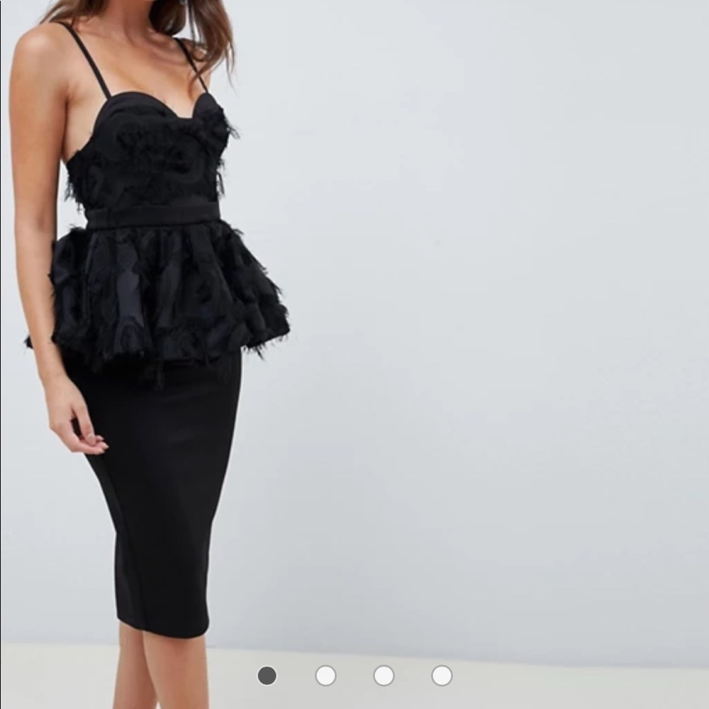 ASOS peplum dress